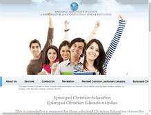 Tablet Screenshot of episcopalchristianeducation.com
